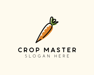 Carrot Farm Vegetable logo design