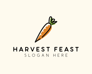 Carrot Farm Vegetable logo design