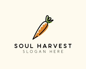 Carrot Farm Vegetable logo design