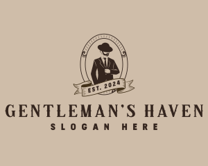 Gentleman Suit Fashion logo design