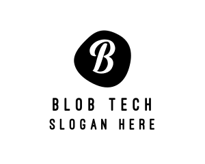 Blob - Ink Blot Writer logo design