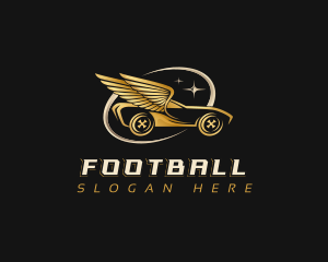 Car Wings Driving Logo