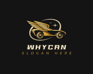 Car Wings Driving Logo