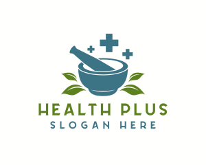 Medicine - Organic Medicinal Herb logo design