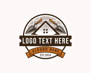 Construction - Masonry Contractor Builder logo design