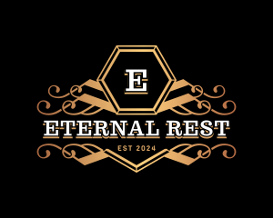 Funeral - Elegant Luxury Crest logo design