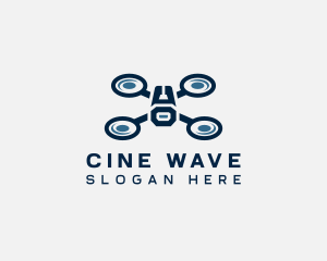 Film - Drone Film Production logo design