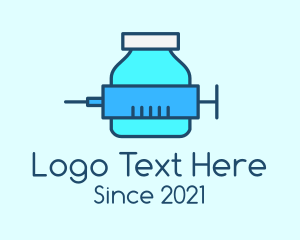 Container - Medical Vaccine Supply logo design