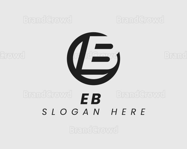 Round Startup Letter B Logo