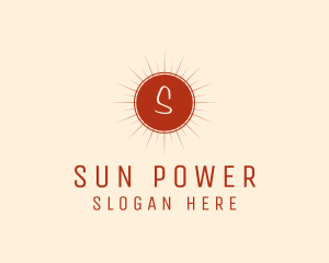 Stylish Sun Beauty Spa logo design