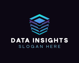 Digital Data Cube logo design