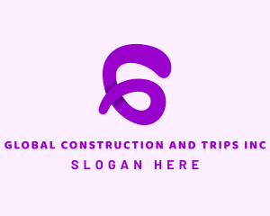 Swirl - Cursive Loop Letter G logo design