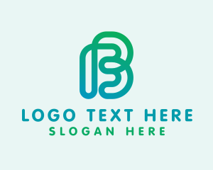 Futuristic - Generic Agency Letter B logo design