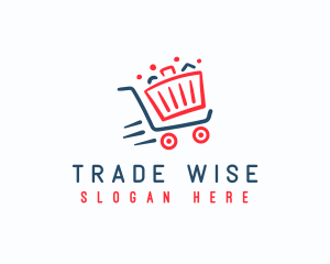 Merchant - Shopping Cart Basket logo design