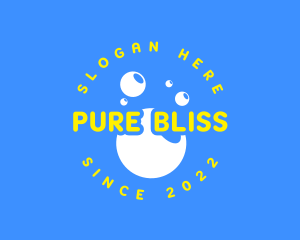 Soap - Cleaning Soap Bubbles logo design