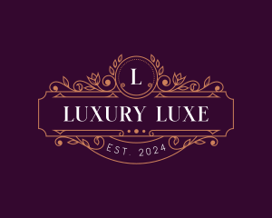 Luxury Floral Ornament logo design