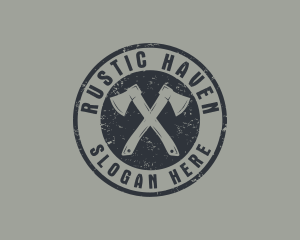 Carpenter Lumber Axe  logo design