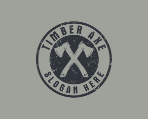 Carpenter Lumber Axe  logo design