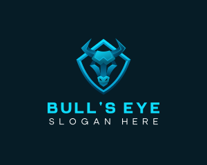 Buffalo Bull Shield logo design