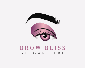 Sultry Eye Makeup logo design