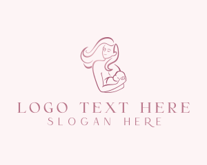 Fertility - Mother Parenting Baby logo design