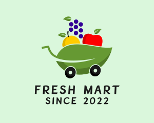 Supermarket - Grocery Supermarket Cart logo design