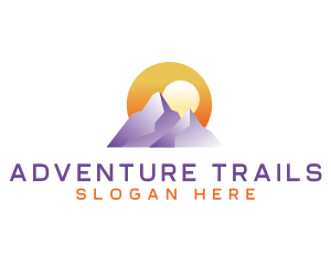 Mountain Peak Adventure logo design