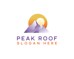 Mountain Peak Adventure logo design