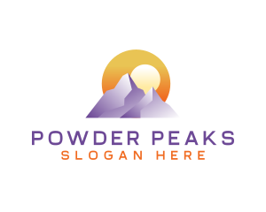 Mountain Peak Adventure logo design