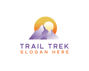 Hike - Mountain Peak Adventure logo design