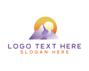 Travel - Mountain Peak Adventure logo design