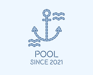 Maritime - Blue Anchor Nautical logo design