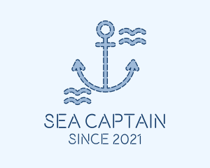 Blue Anchor Nautical  logo design