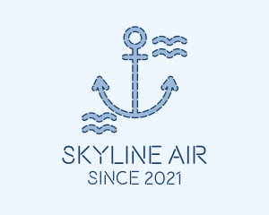 Cruise - Blue Anchor Nautical logo design