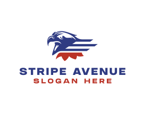 American Eagle Stripes logo design