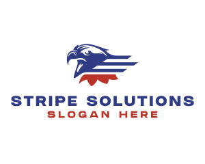 American Eagle Stripes logo design