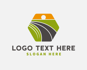 Road - Road Destination Pathway logo design