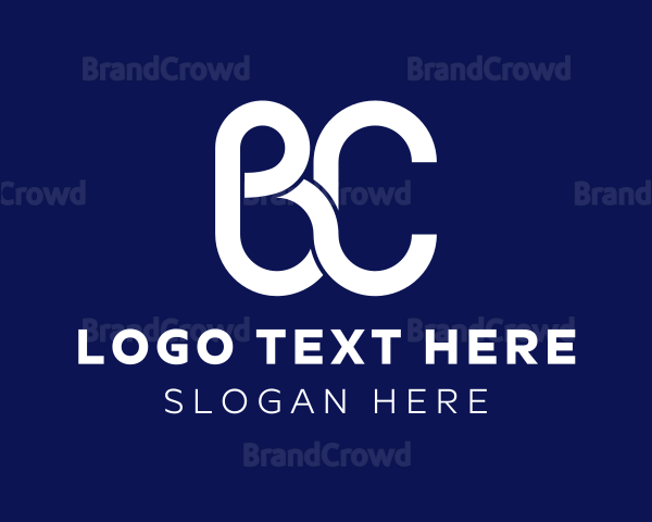 Company Letter BC Monogram Logo