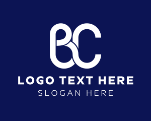 Firm - Company Letter BC Monogram logo design