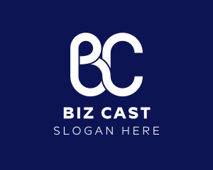 Company Letter BC Monogram logo design