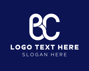Monogram - Company Letter BC Monogram logo design