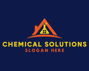 Chemistry Laboratory Experiment logo design