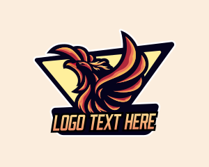 Phoenix - Phoenix Bird Gamer logo design