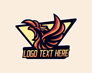 Wings - Phoenix Bird Gamer logo design