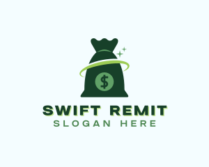 Remittance - Money Bag Savings logo design