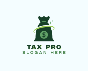 Tax - Money Bag Savings logo design