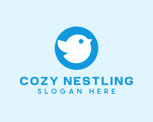 Nestling - Chick Bird Daycare logo design