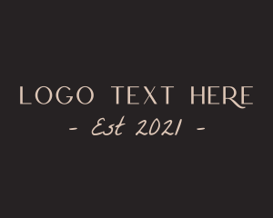 Beauty Style Text Logo