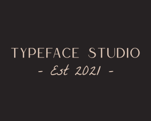 Font - Beauty Style Text logo design