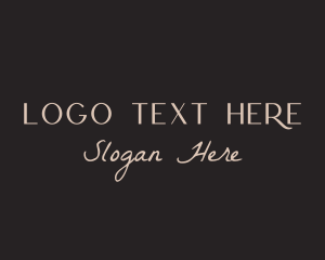 Beauty Style Text Logo